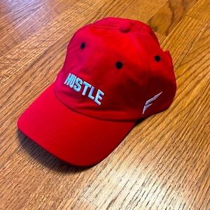 Flag nor Fail HUSTLE ATHLETIC HAT - Red NWT